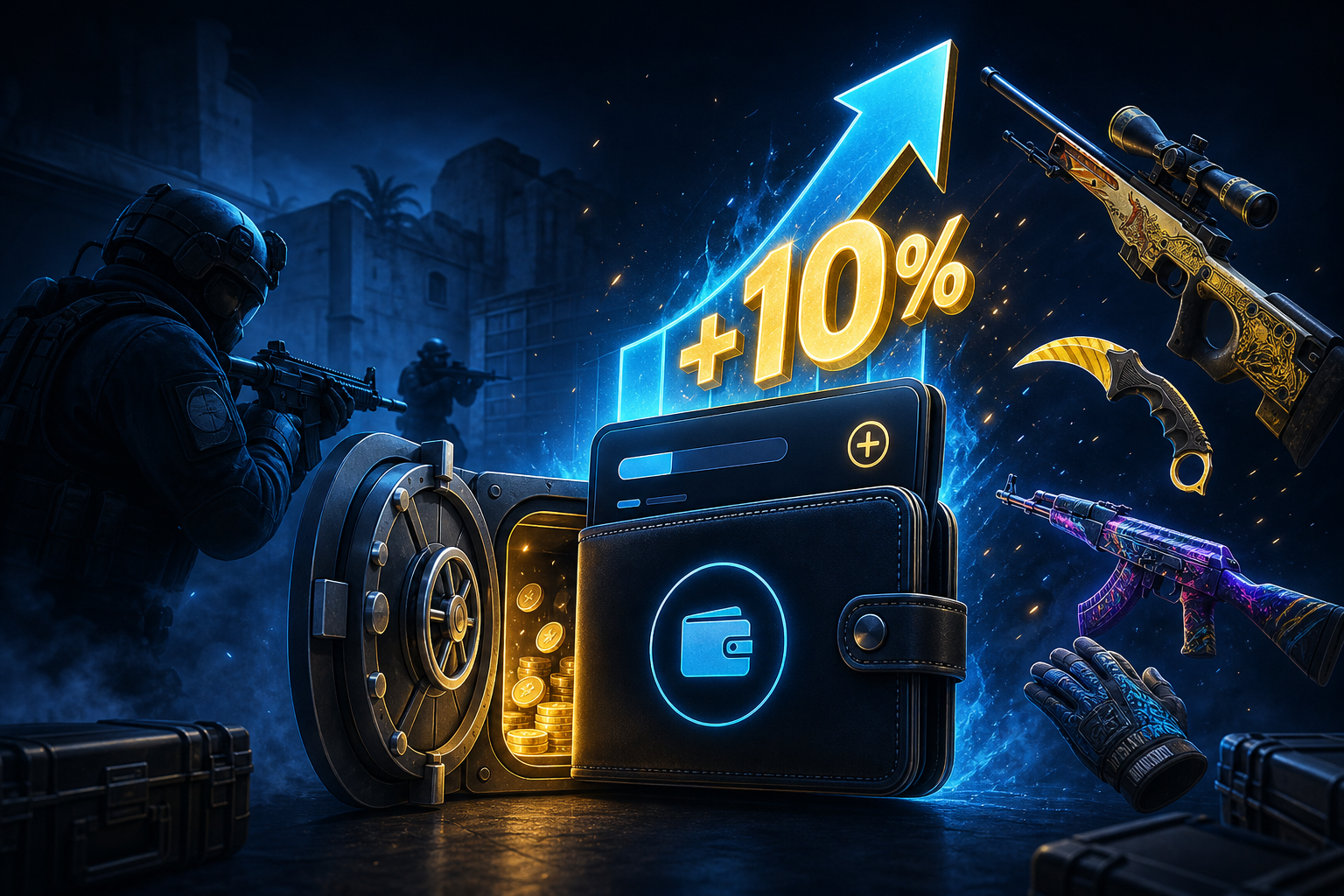 +10% deposit bonus illustration